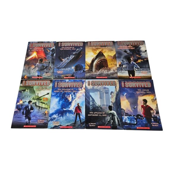 I Survived Books Lot of 8 by Lauren Tarshis History Kids Children's Books - Picture 2 of 6